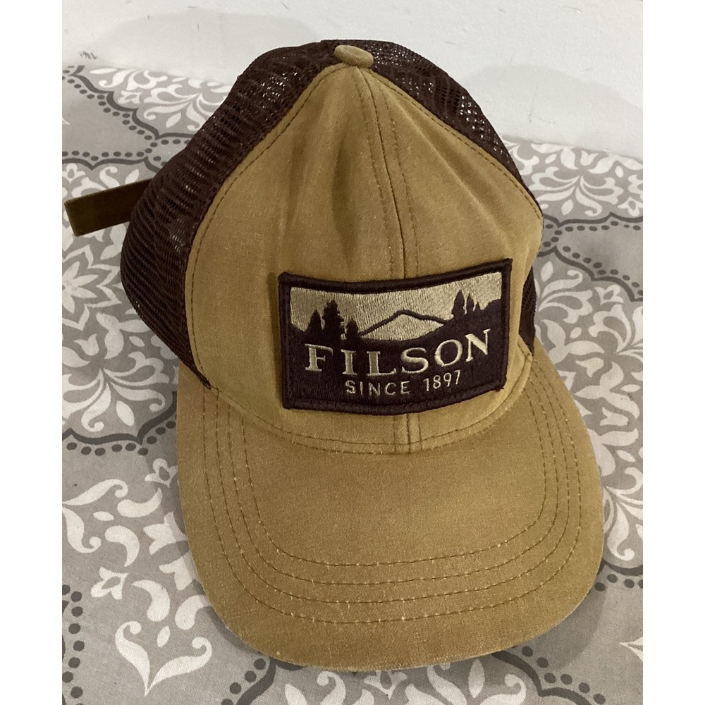 Vintage Filson Leather Stap back